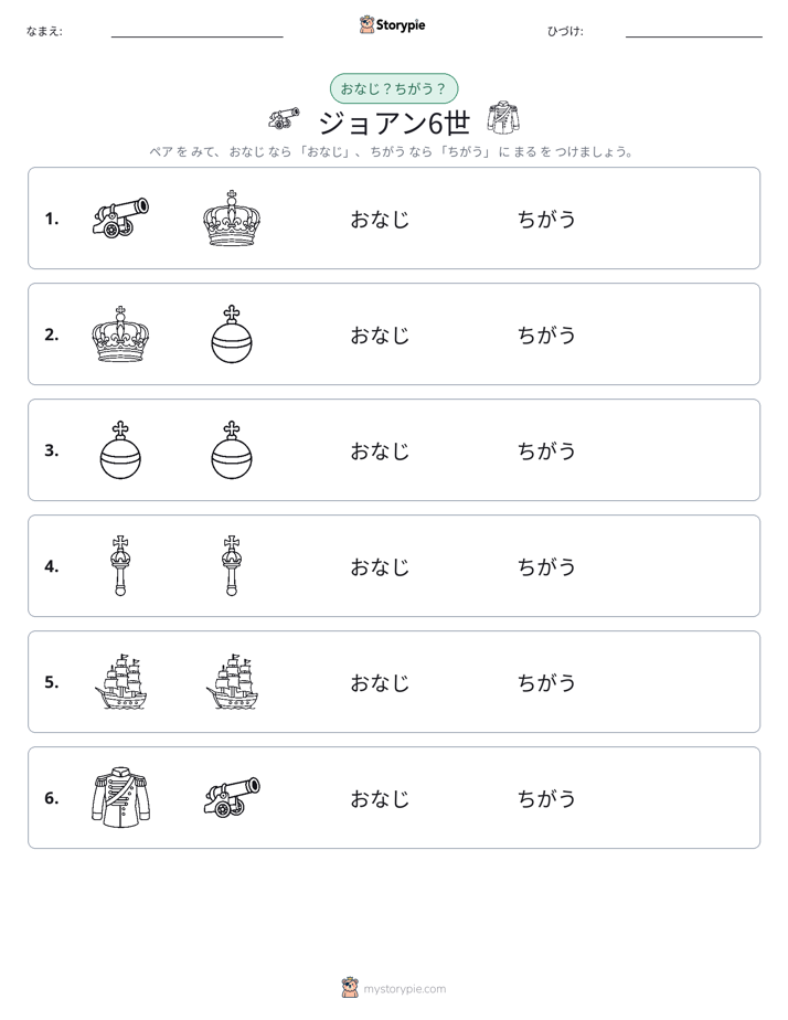 同じか違うか