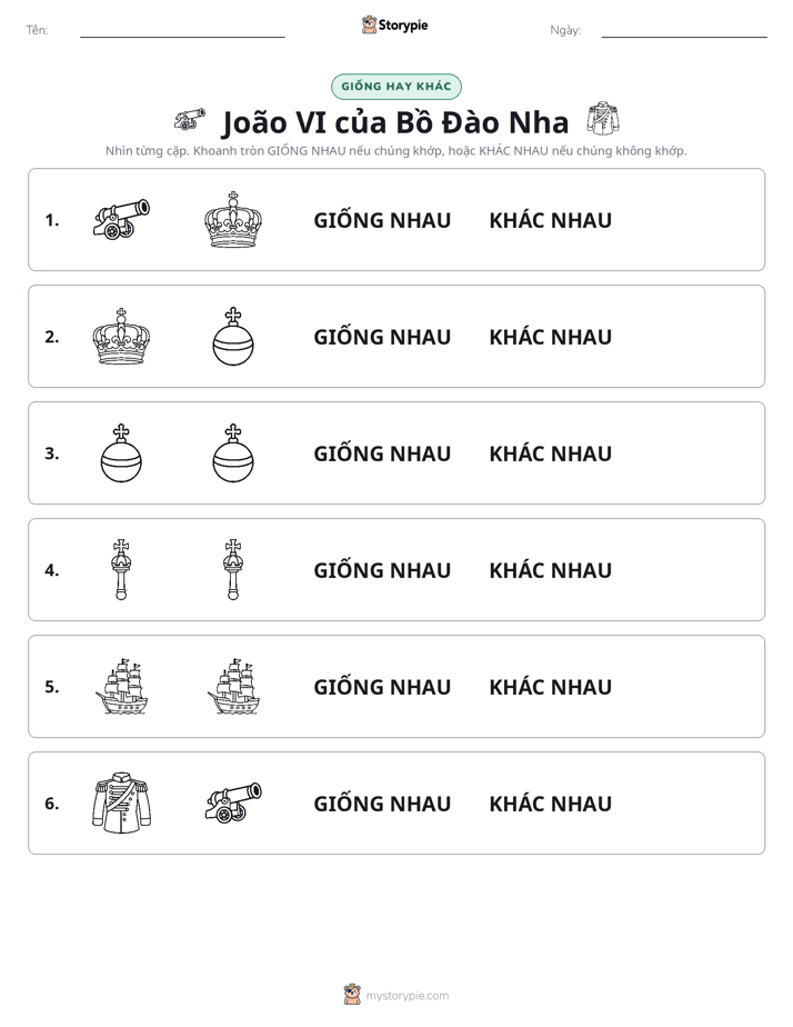 Giống Hay Khác