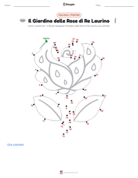 Anteprima della scheda stampabile di Il Giardino delle Rose di Re Laurino