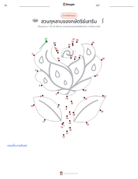 สวนกุหลาบของกษัตริย์เลาริน ตัวอย่างแบบฝึกหัดที่พิมพ์ได้