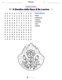 Anteprima della scheda stampabile di Il Giardino delle Rose di Re Laurino