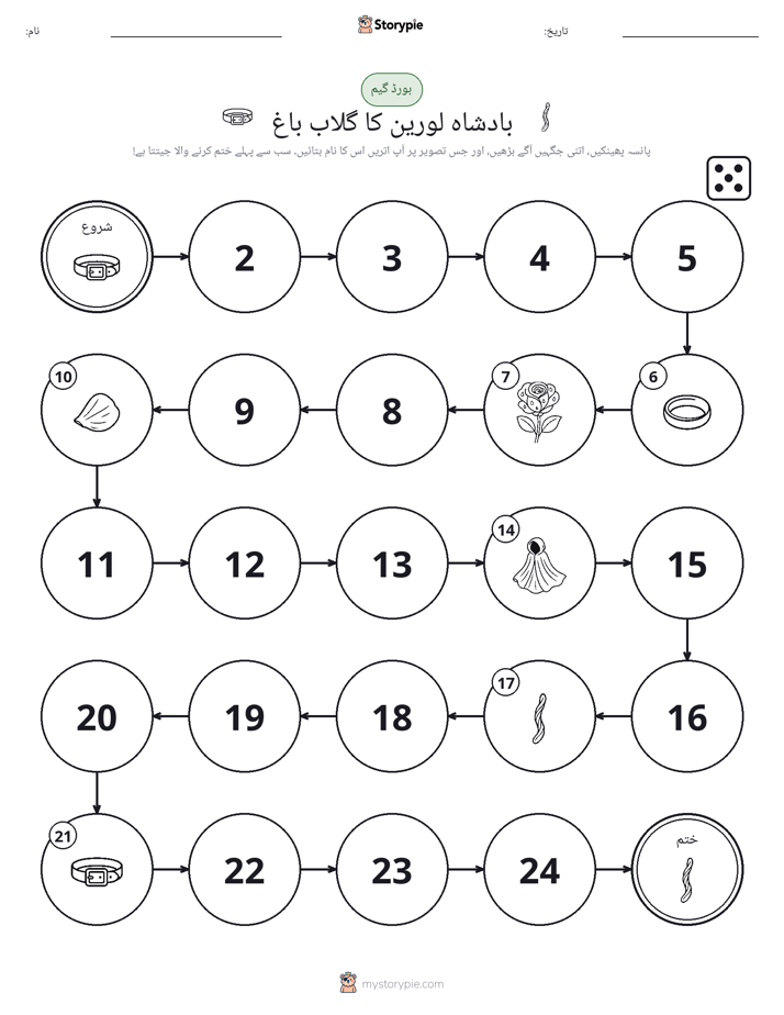 رول اور منتقل کریں کھیل