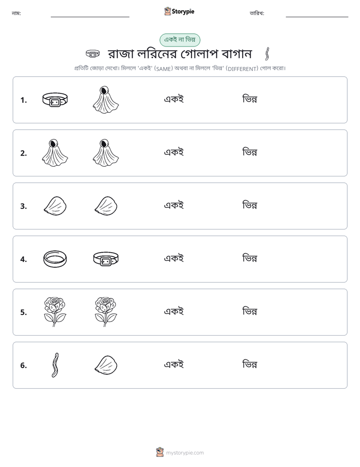 একই বা ভিন্ন