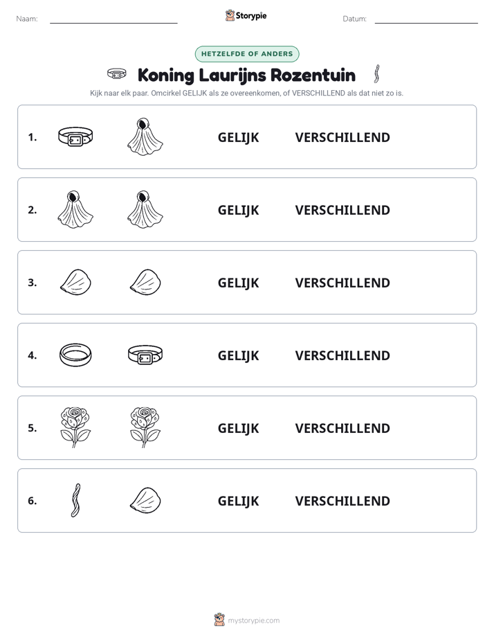 Zelfde of Verschillend