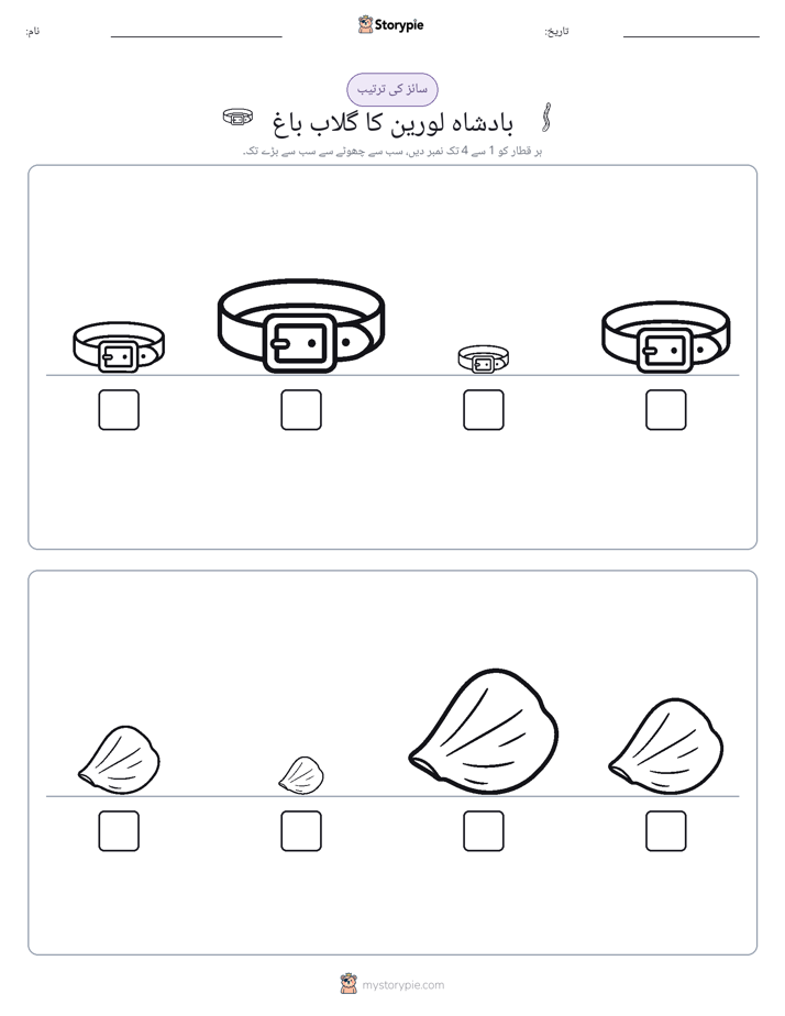 سائز کی ترتیب