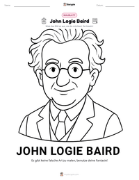 John Logie Baird druckbare Arbeitsblatt Vorschau