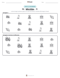 Anteprima della scheda stampabile di Mictlān