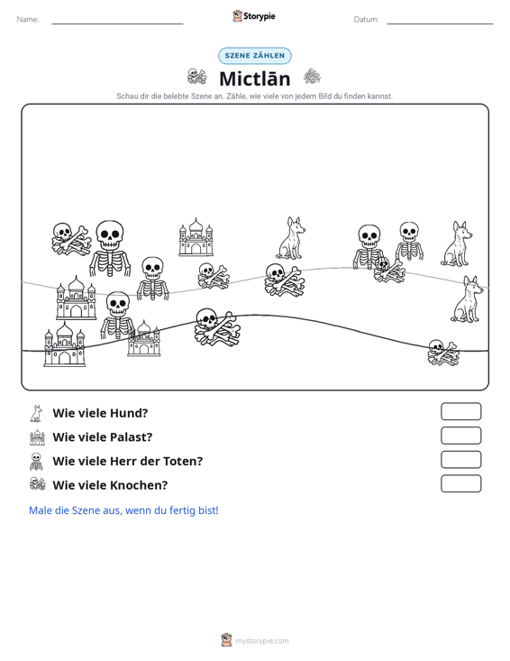 Zähl-Szene