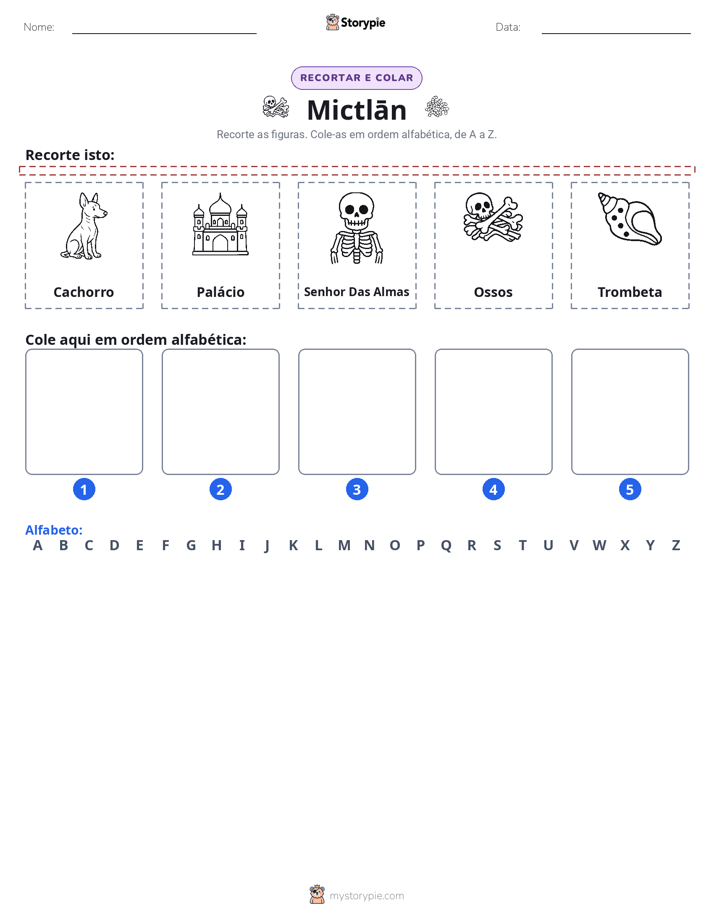Recortar & Colar Alfabeto