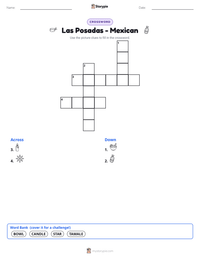 Las Posadas - Mexican printable worksheet preview
