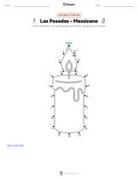 Anteprima della scheda stampabile di Las Posadas - Messicano