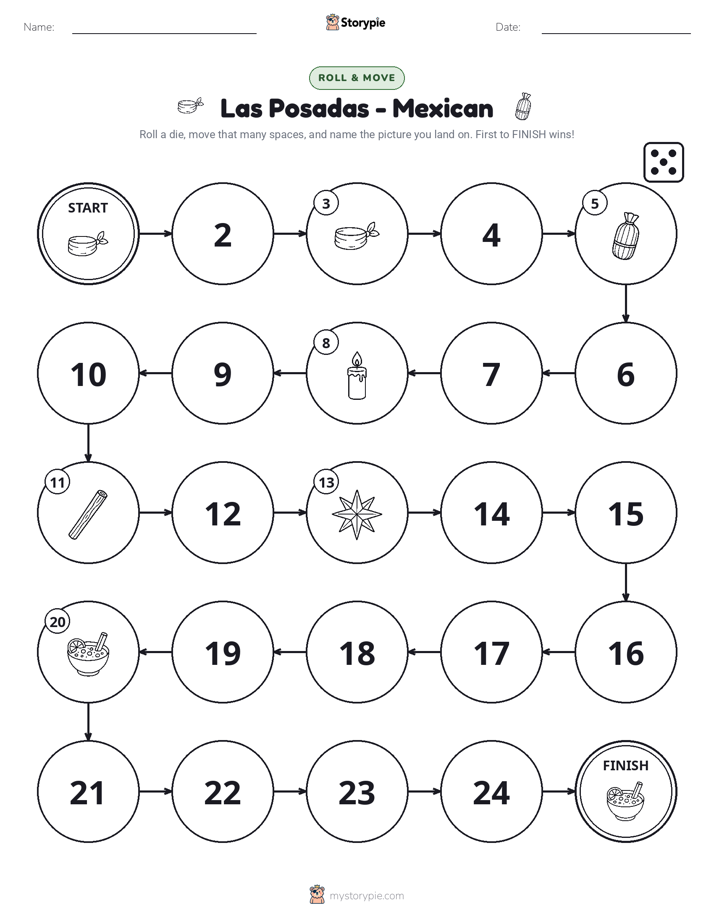Roll & Move Game