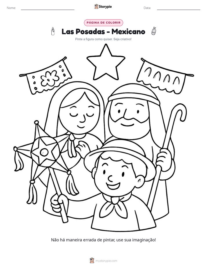 Página para colorir
