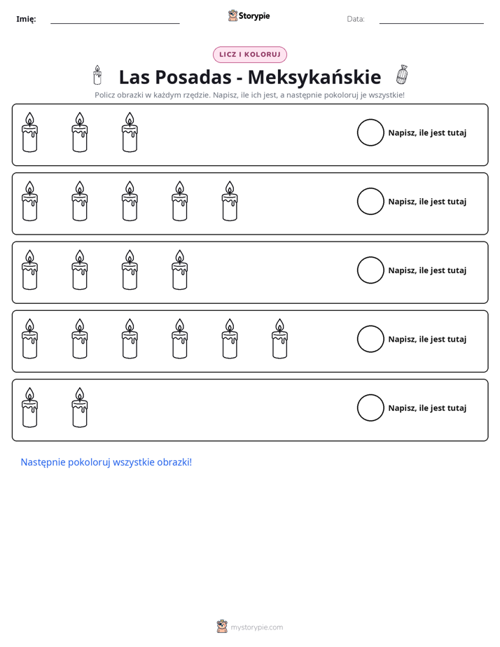 Liczenie i Kolorowanie