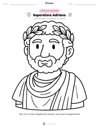 Anteprima della scheda stampabile di Imperatore Adriano