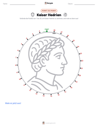 Kaiser Hadrian druckbare Arbeitsblatt Vorschau