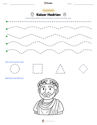 Kaiser Hadrian druckbare Arbeitsblatt Vorschau