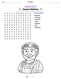 Podgląd drukowalnego arkusza ćwiczeń Cesarz Hadrian