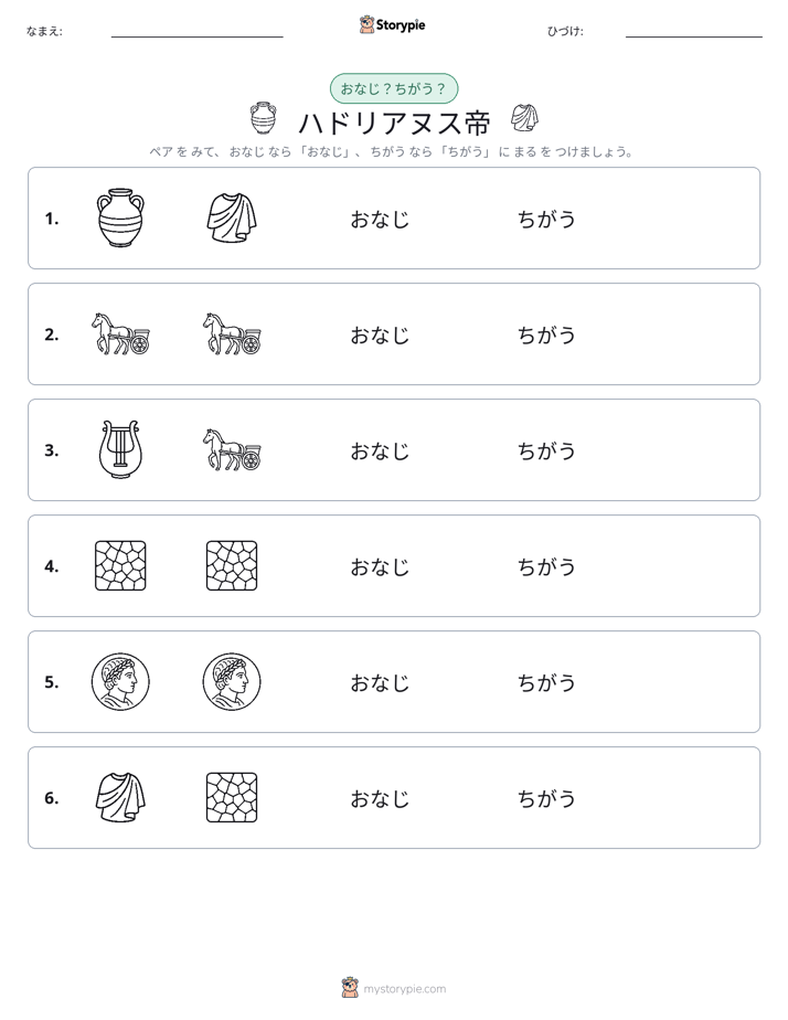 同じか違うか