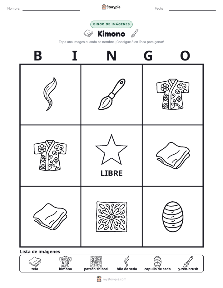 Bingo de Imágenes