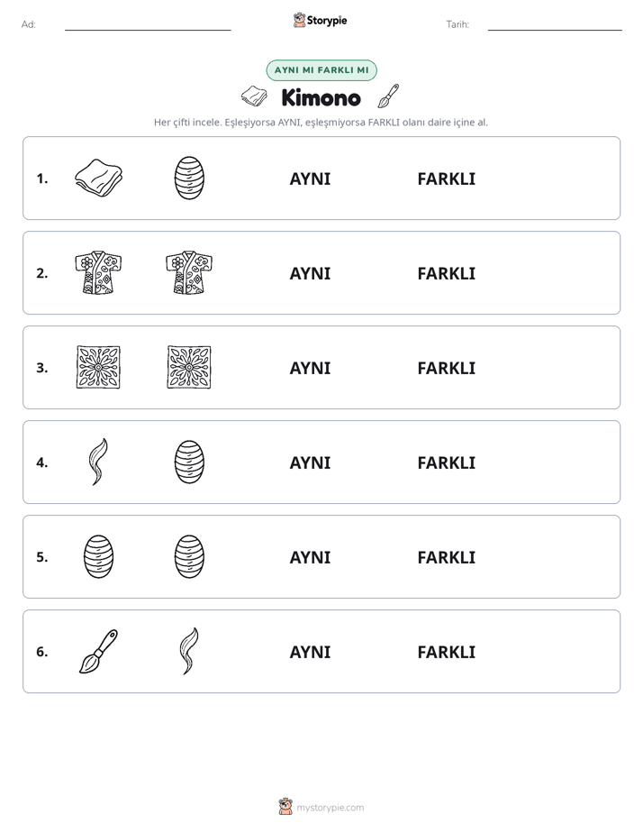 Aynı mı Farklı mı