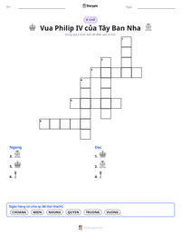 Xem trước tài liệu in sẵn Vua Philip IV của Tây Ban Nha