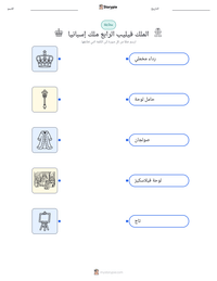 معاينة ورقة العمل القابلة للطباعة الملك فيليب الرابع ملك إسبانيا