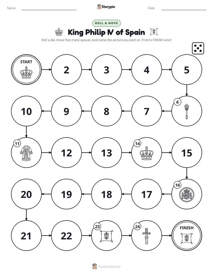 Roll & Move Game