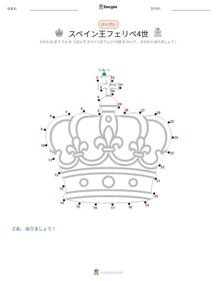 点つなぎ