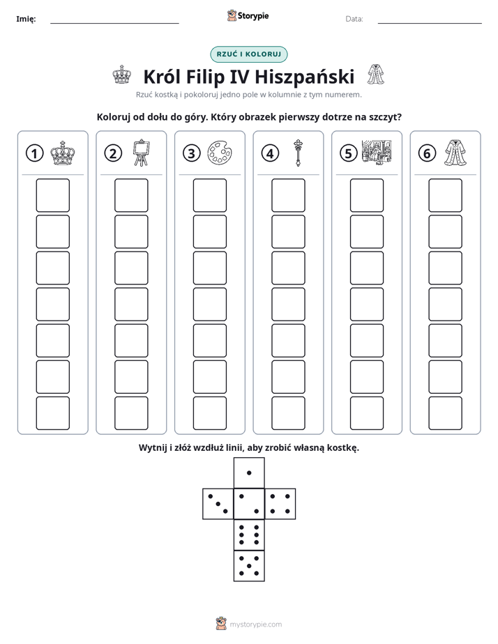 Rzuć i koloruj