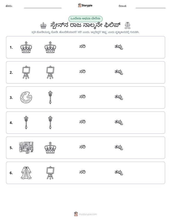 ಒಂದೇ ಅಥವಾ ವಿಭಿನ್ನ