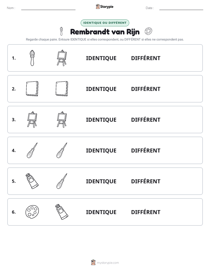 Identique ou Différent