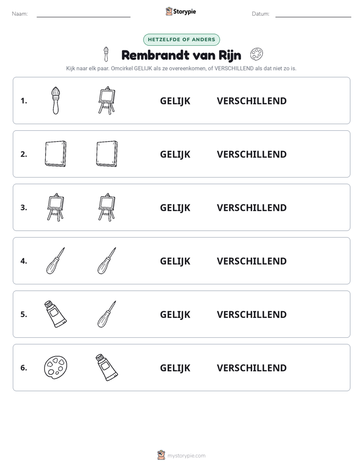 Zelfde of Verschillend