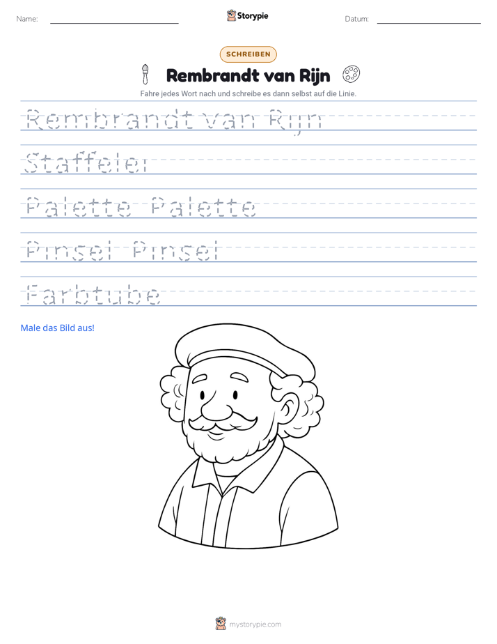 Schreibübung