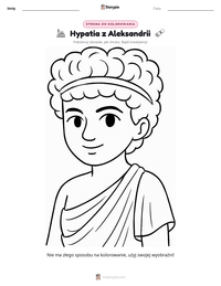 Podgląd drukowalnego arkusza ćwiczeń Hypatia z Aleksandrii