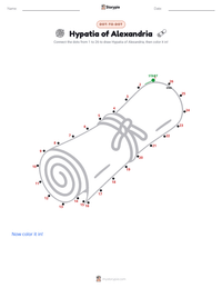 Hypatia of Alexandria printable worksheet preview