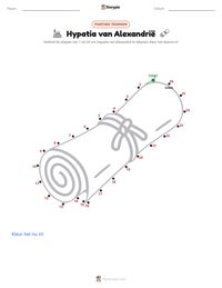 Hypatia van Alexandrië afdrukbare werkblad voorbeeld