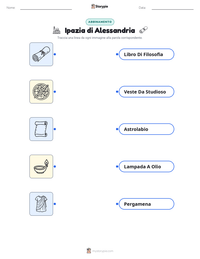 Anteprima della scheda stampabile di Ipazia di Alessandria