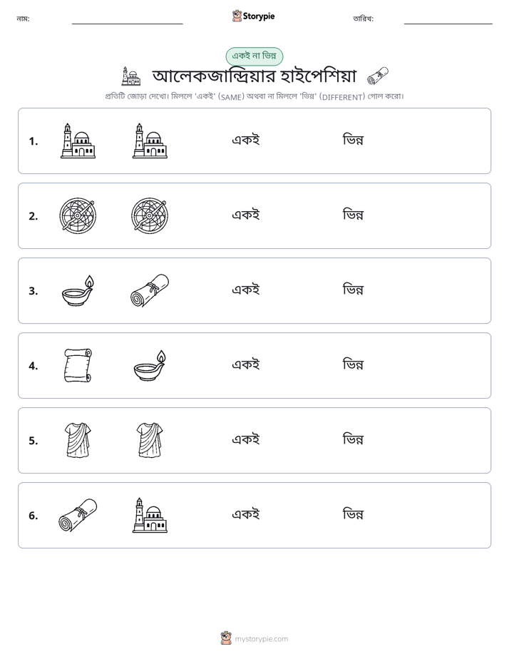 একই বা ভিন্ন