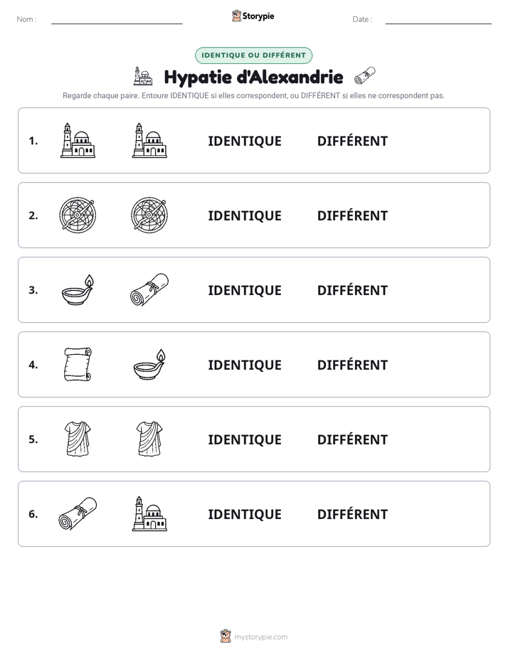 Identique ou Différent