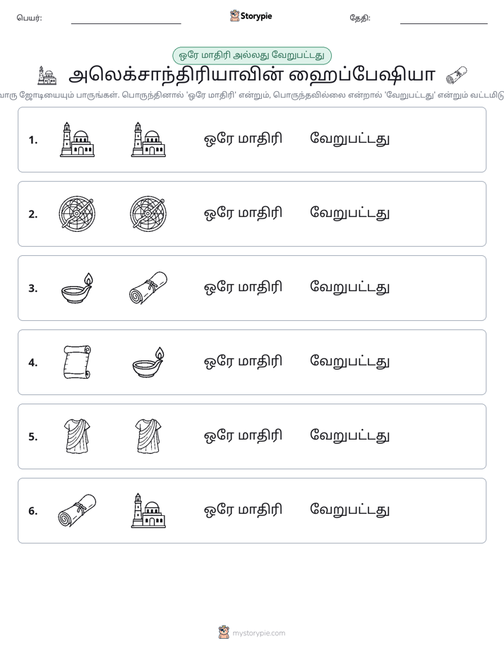 அதே அல்லது மாறுபட்டது