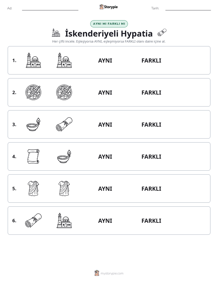 Aynı mı Farklı mı