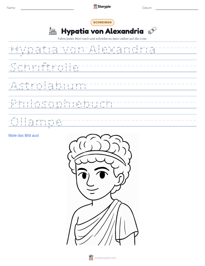 Schreibübung