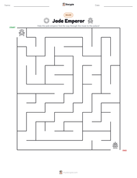 Jade Emperor printable worksheet preview