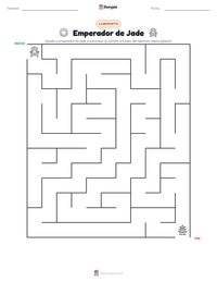Vista previa de la hoja de trabajo imprimible de Emperador de Jade