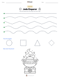 Jade Emperor printable worksheet preview