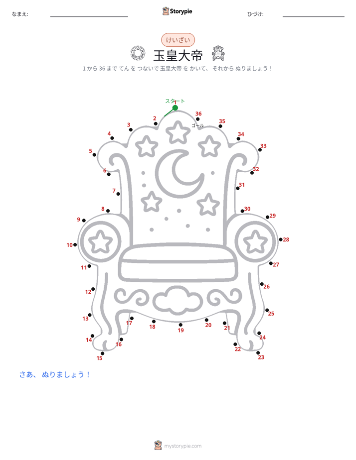 点つなぎ