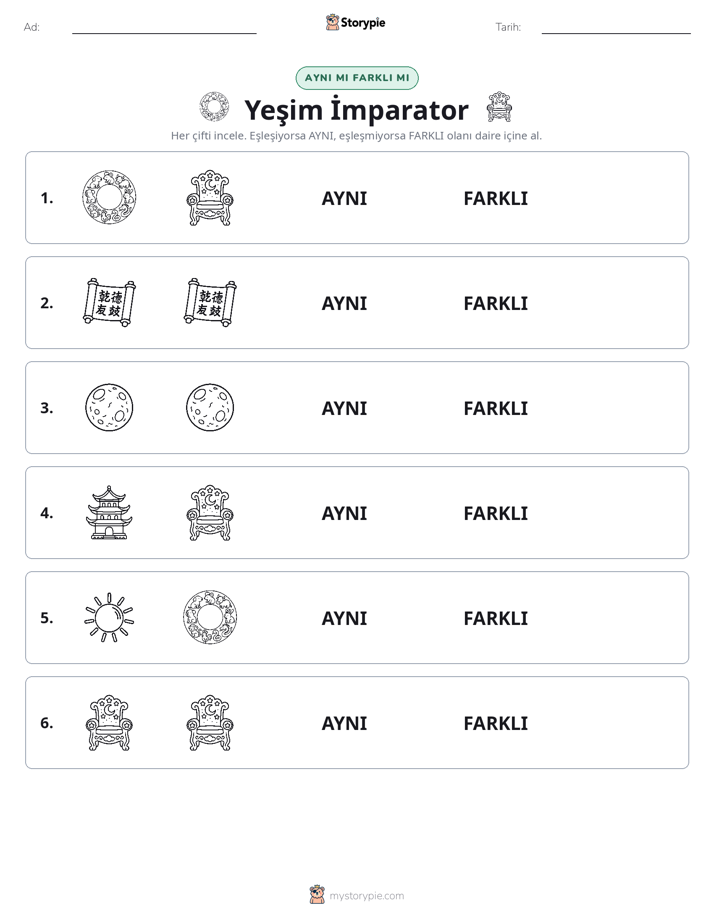 Aynı mı Farklı mı