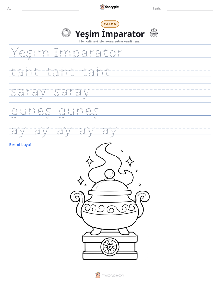 Yazma Pratiği