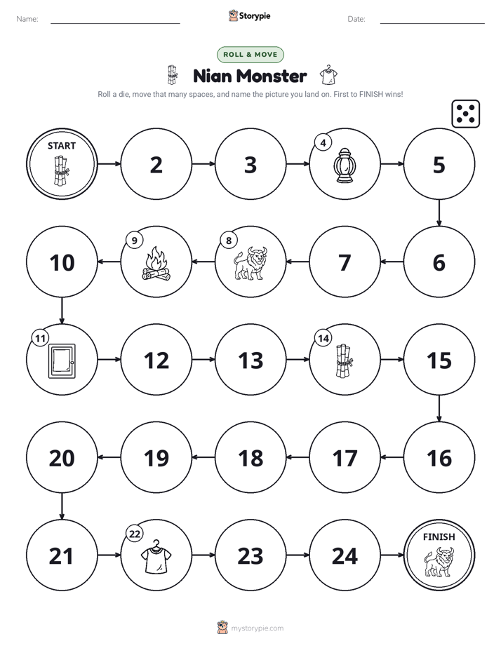 Roll & Move Game